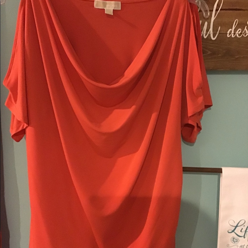 Michael Kors Drape Neck Top